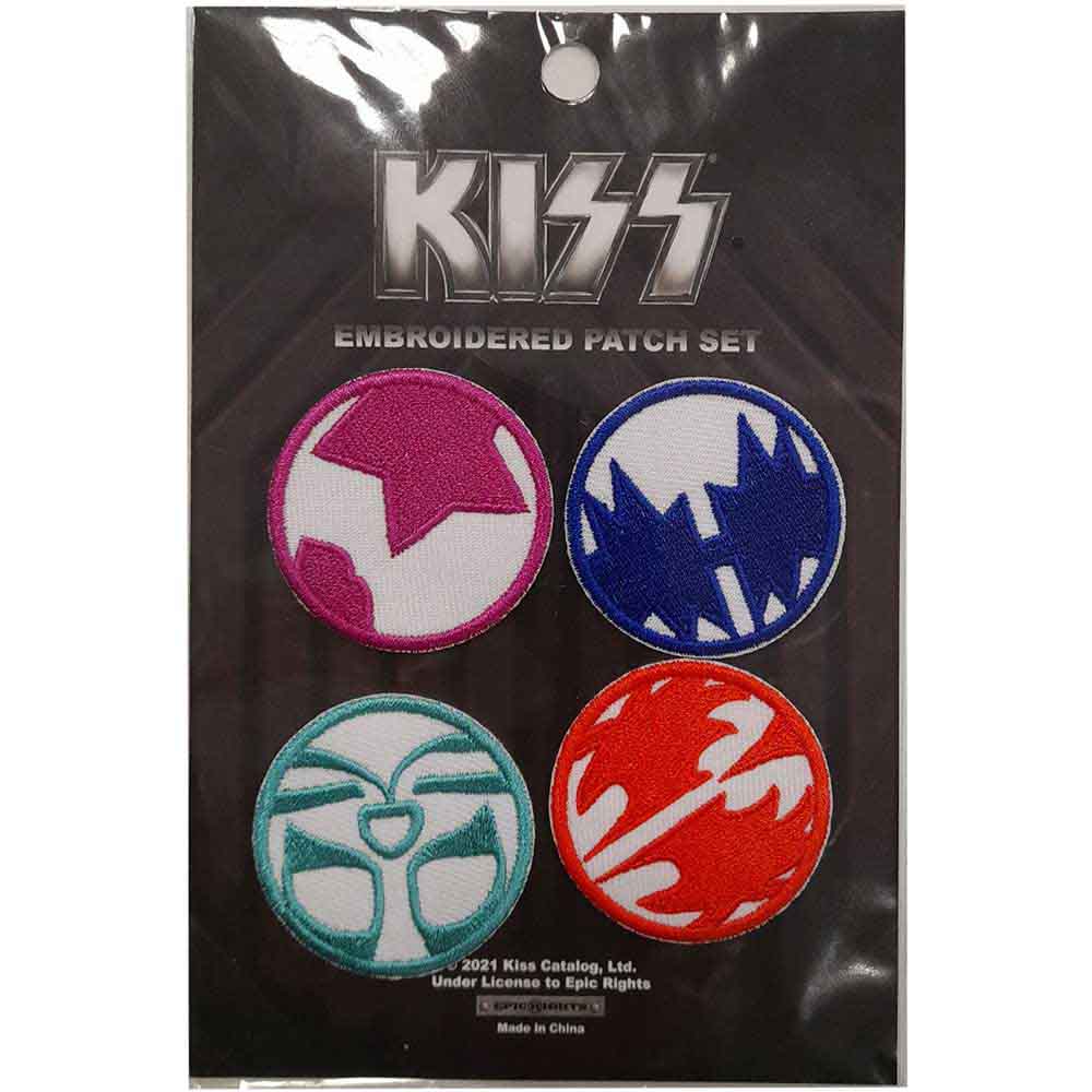Kiss Patches Iron On - Mini Icons