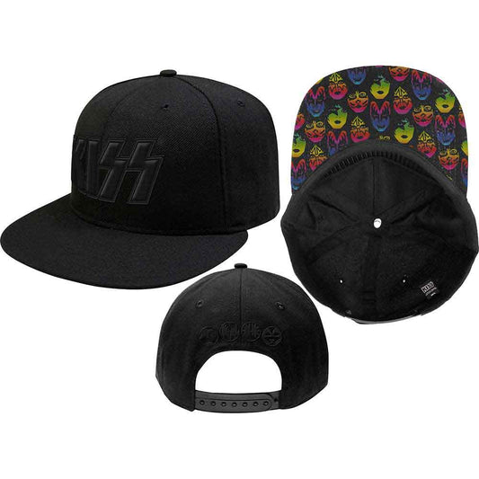 Kiss Baseball Caps - Neon Faces