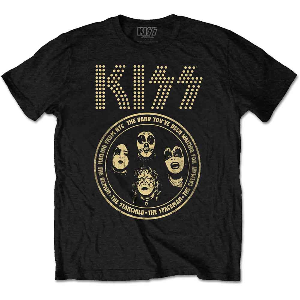 Kiss T Shirt - Band Circle