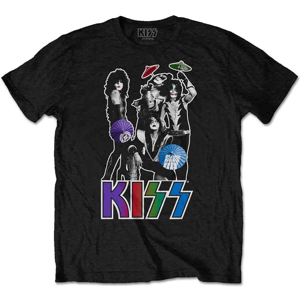 Kiss T Shirt - Umbrellas