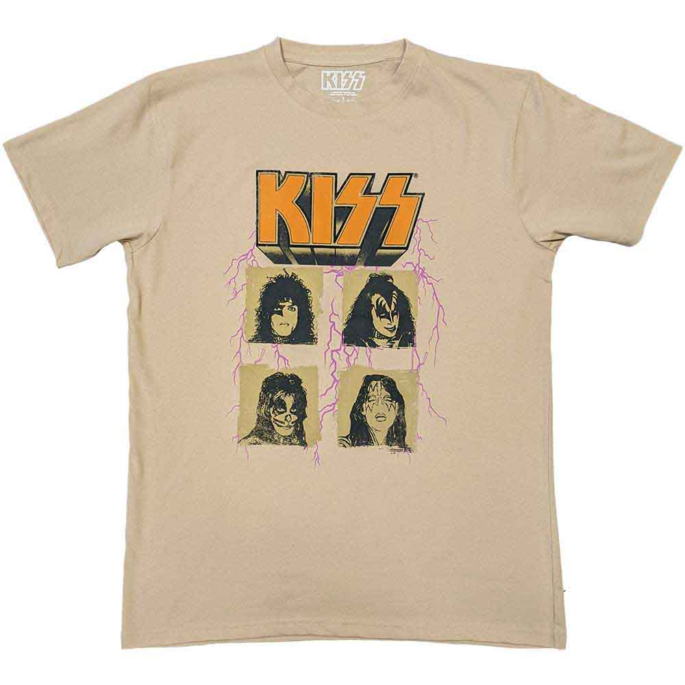 Kiss T Shirt - Lightning Photo