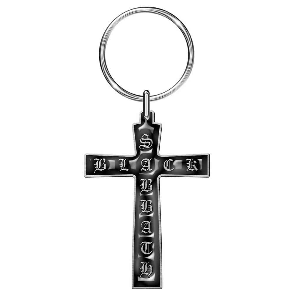 Black Sabbath Metal Items Standard Keychains - Cross