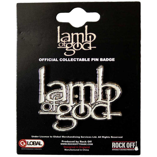 Lamb Of God Pin - Badge - Logo