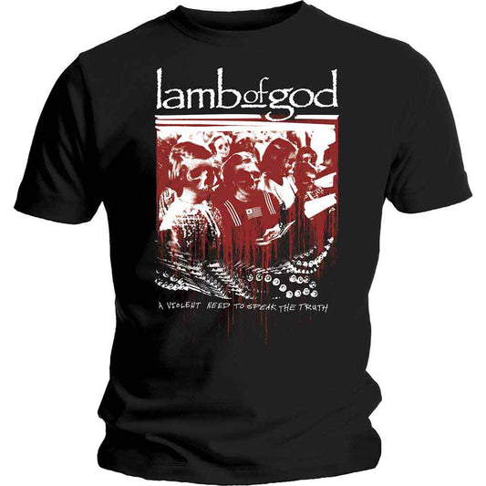 Lamb Of God T Shirt - Enough Is Enough