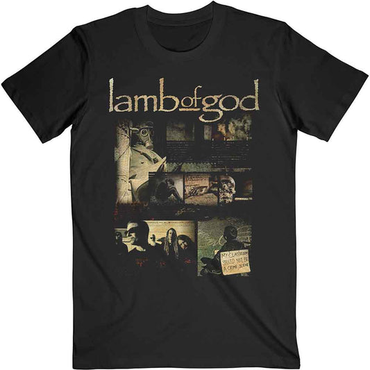 Lamb Of God T Shirt - Album Collage