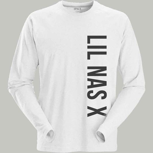 Lil Nas X Long Sleeve T Shirt - Vertical Text