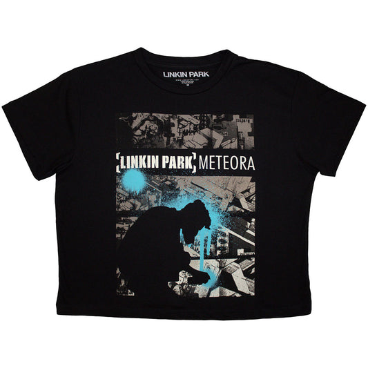 Linkin Park Women's Crop Top - Meteora Drip Collage | Buy Now For 24.99