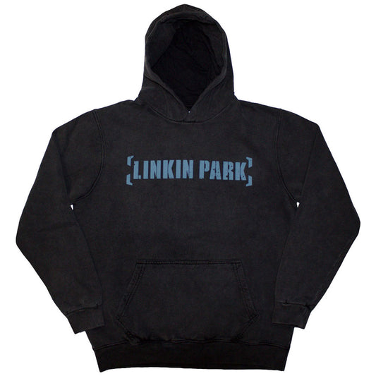 Linkin Park Stone Wash Pullover Hoodie - Meteora Portraits Stone Wash