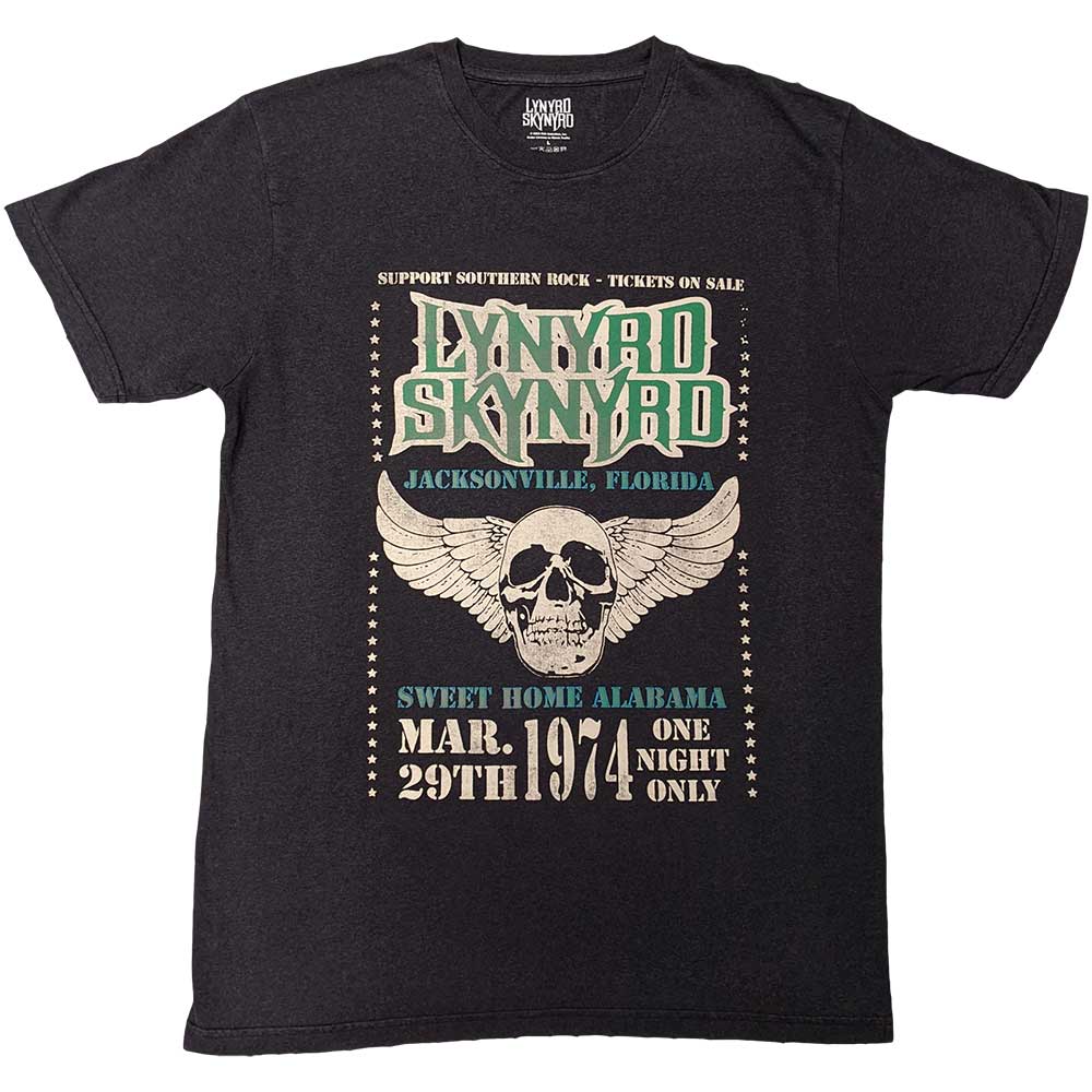 Lynyrd Skynyrd T Shirt - Winged Skull