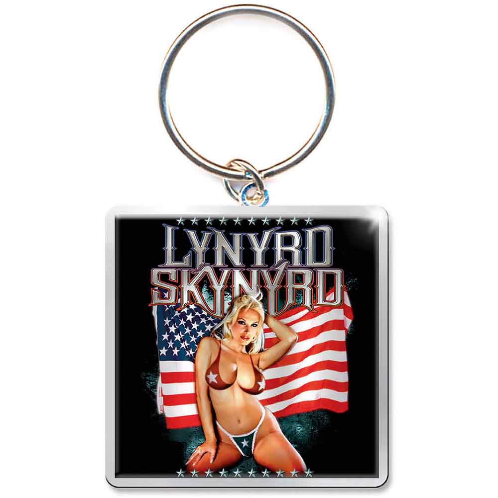Lynyrd Skynyrd Standard Keychains - American Flag