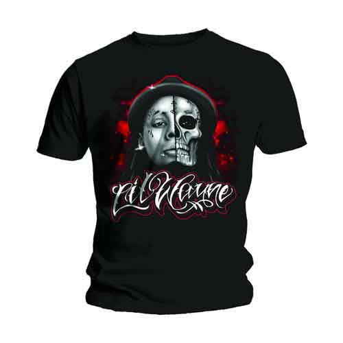 Lil Wayne T Shirt - Skull Sketch