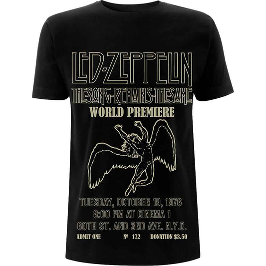 Led Zeppelin T Shirt - Tsrts World Premiere | Buy Now For 24.99