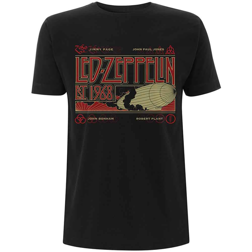 Led Zeppelin T Shirt - Zeppelin & Smoke