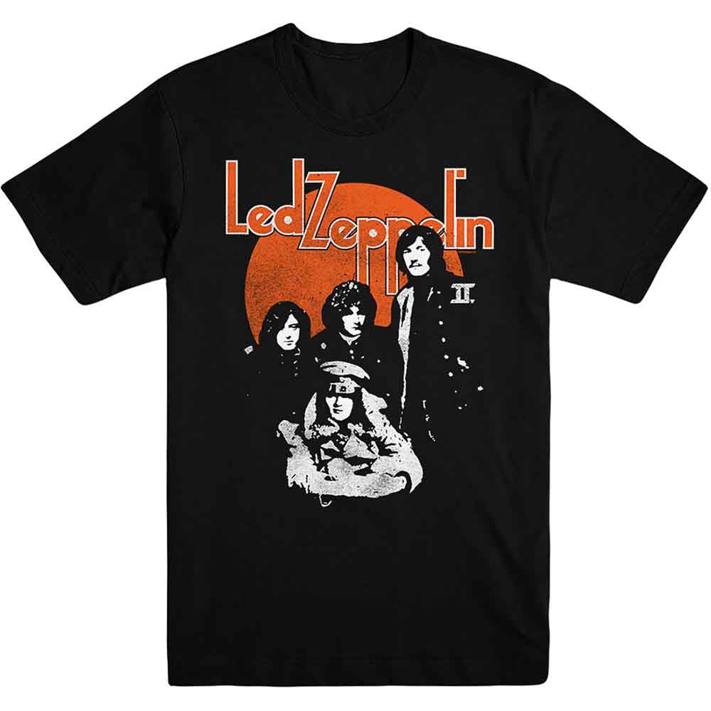 Led Zeppelin T Shirt - Orange Circle