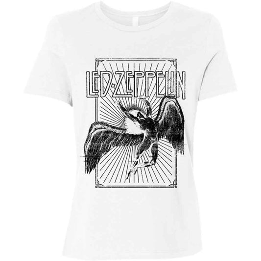Led Zeppelin Woman's T Shirt - Icarus Burst