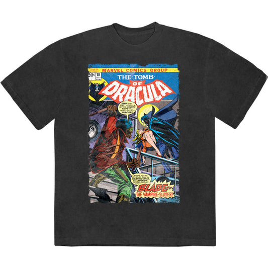 Marvel Comics T Shirt - Tomb Of Dracula Stone Wash | Buy Now For 24.99