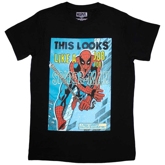 Marvel Comics T Shirt - Looks Like A Job For Spiderman