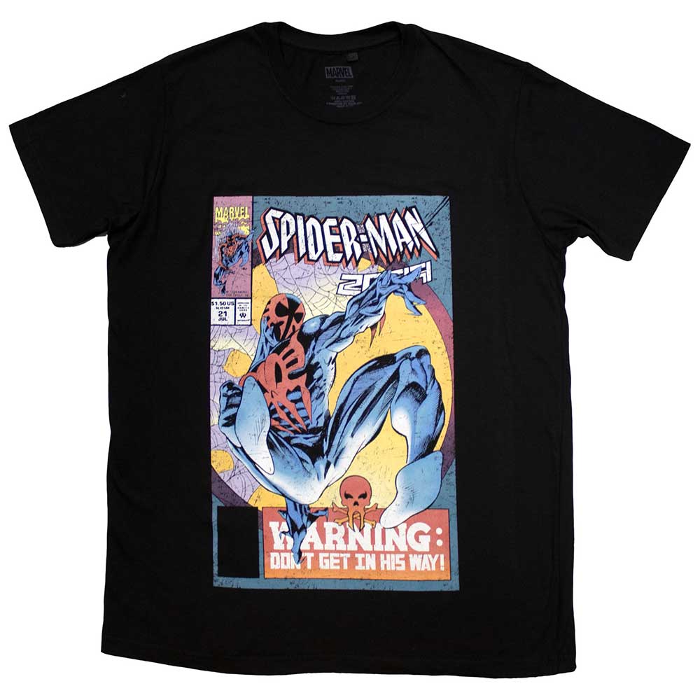 Marvel Comics T Shirt - Spider-Man Warning Comic Cover
