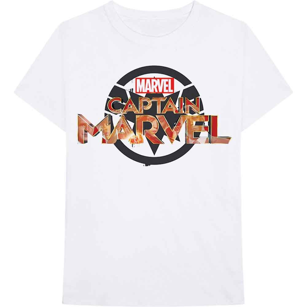 Marvel Comics T Shirt - Captain Marvel New Logo