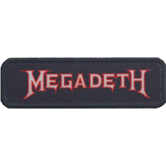 Megadeth Patches-Iron On - Logo | Buy Now For 9.99
