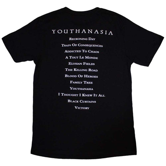 Megadeth T Shirt - Youthanasia Tracklist