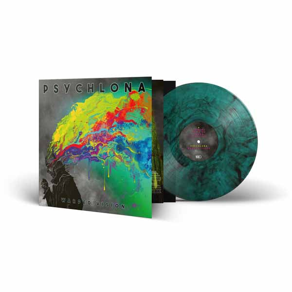 Psychlona LP - Warped Vision (Green And Black Marble Vinyl)