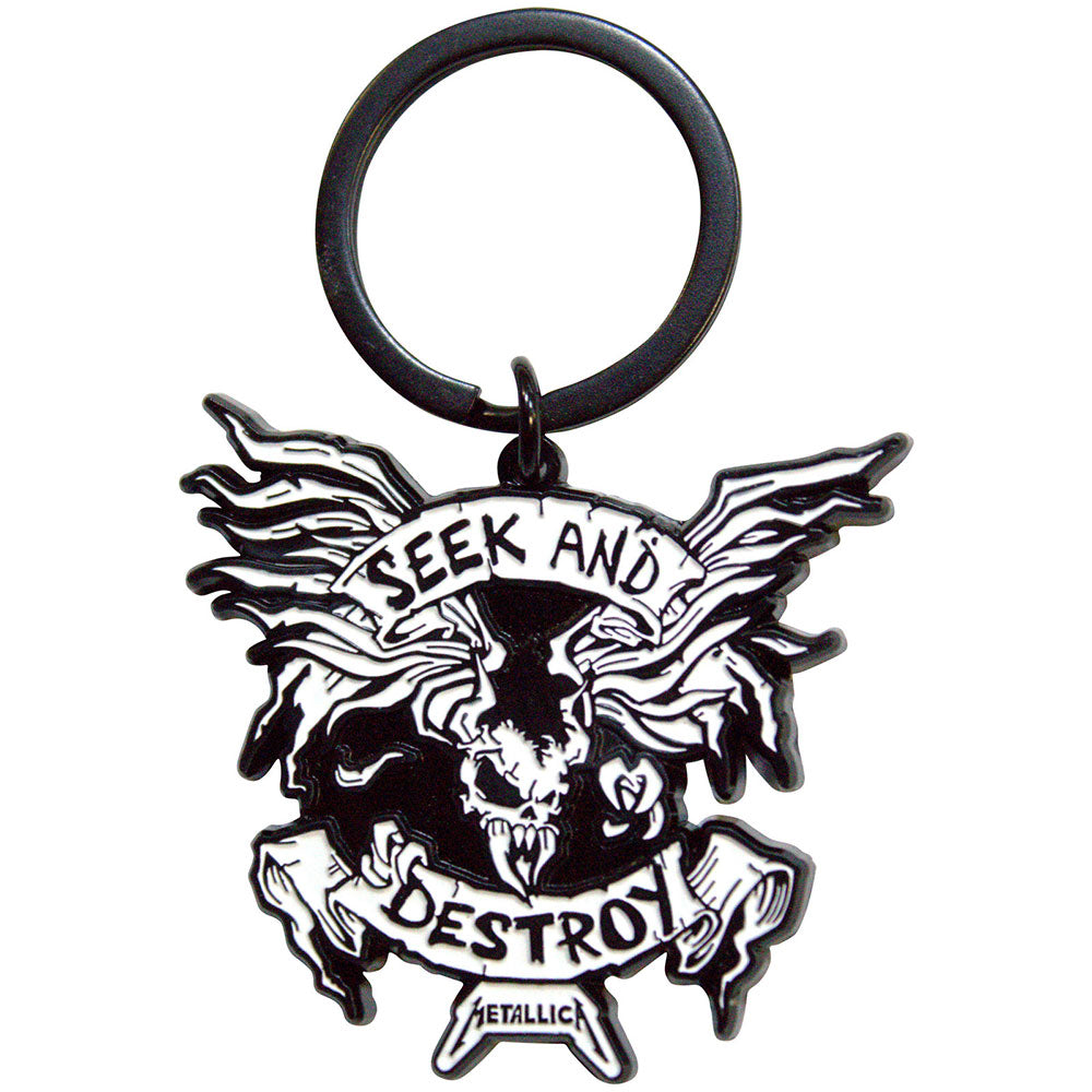 Metallica Standard Keychains - Seek & Destroy