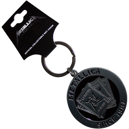 Metallica Standard Keychains - 30th Anniversary Playing Card
