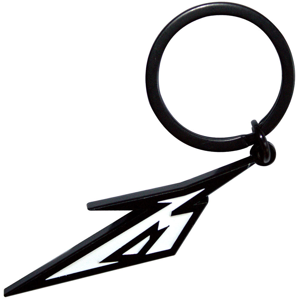 Metallica Standard Keychains - B&W M Logo