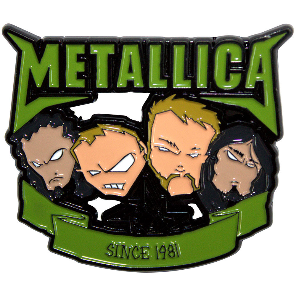 Metallica Pin - Badge - Since 1981 Heads