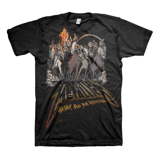 Metallica T Shirt - 40th Anniversary Horsemen