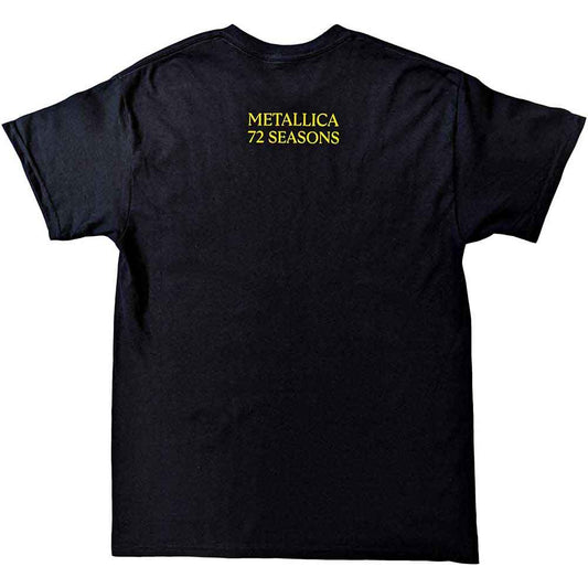 Metallica T Shirt - 72 Seasons Broken/Burnt Guitar