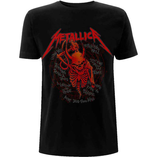 Metallica T Shirt - Skull Screaming Red 72 Seasons