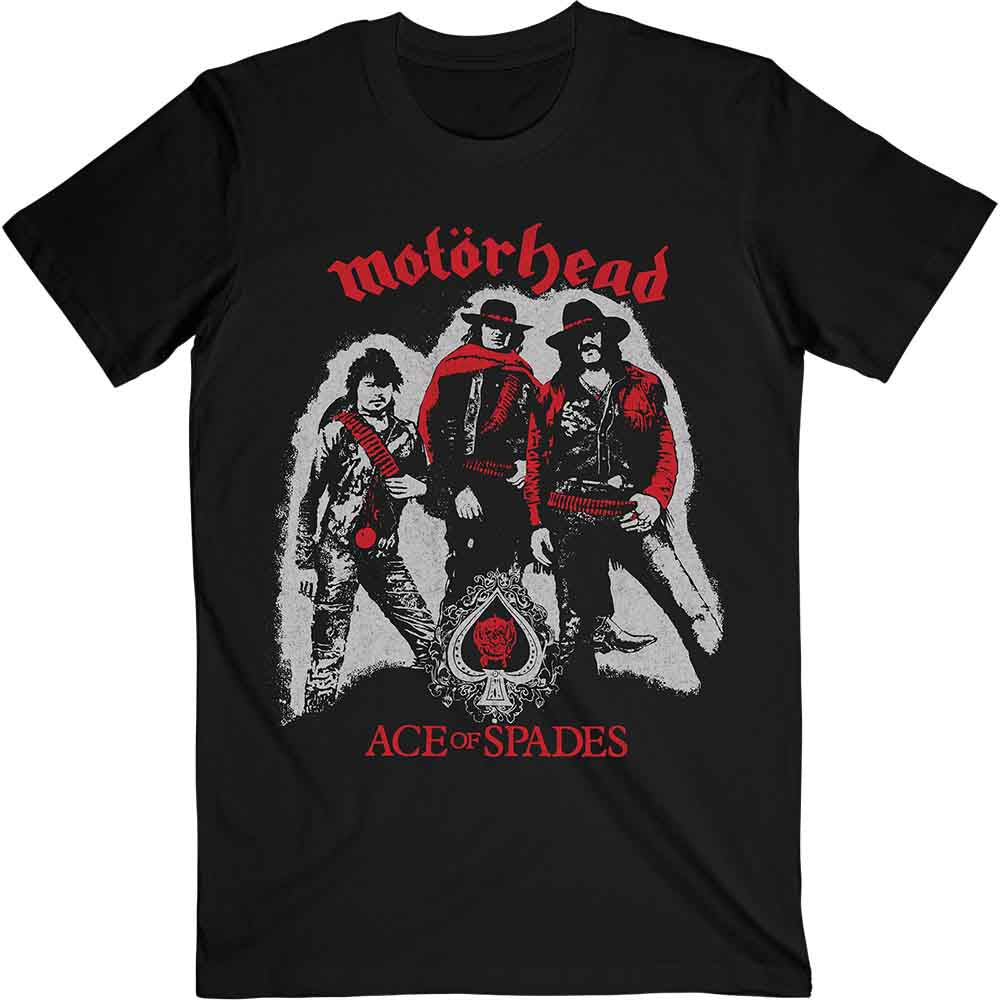 Motorhead T Shirt - Ace Of Spades Cowboys