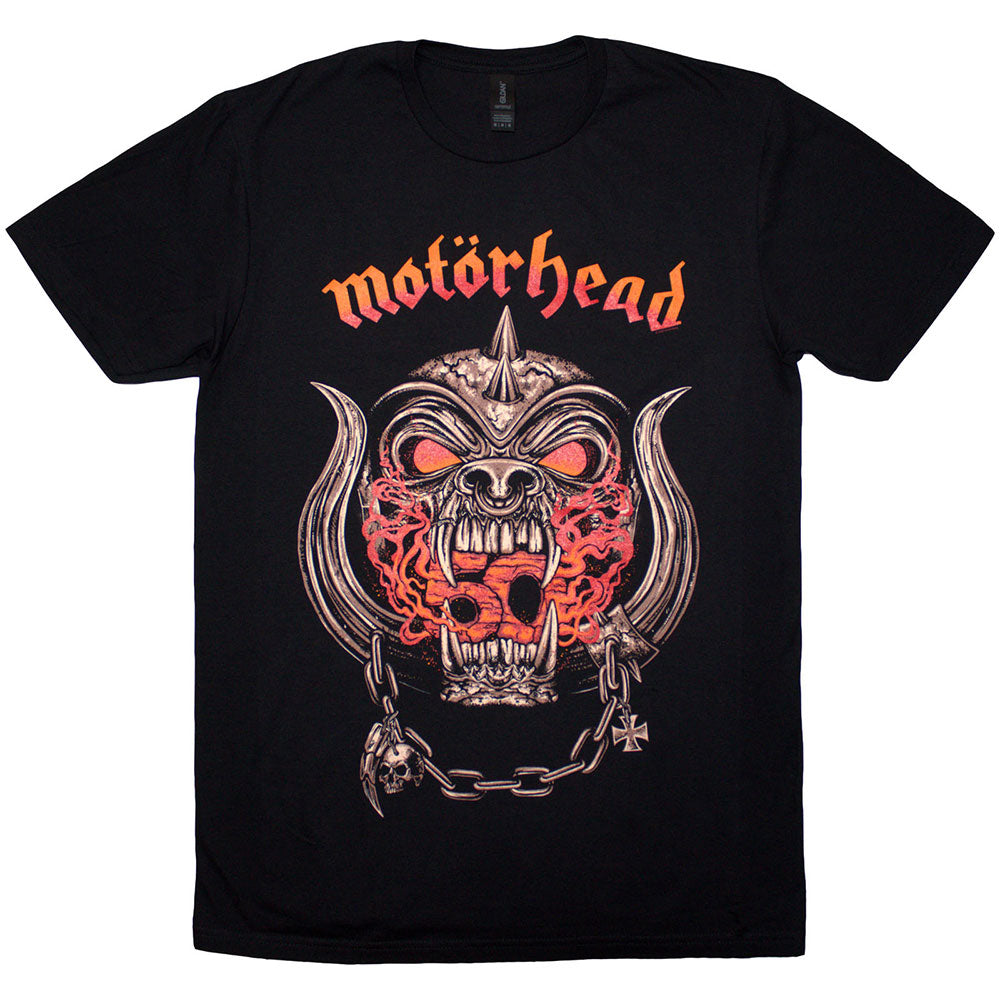 Motorhead T Shirt - 50 Years Warpig Red Gradient | Buy Now For 24.99