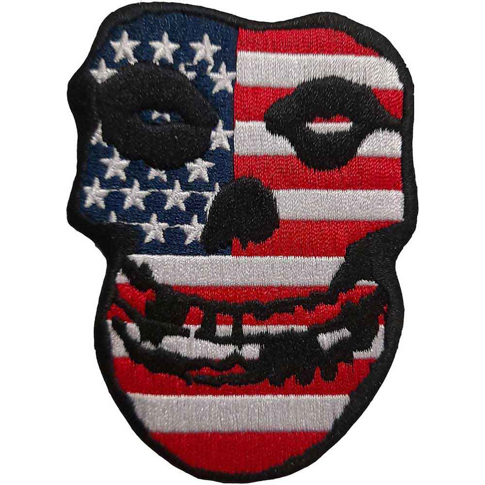 Misfits Patches - Iron On - USA Skull