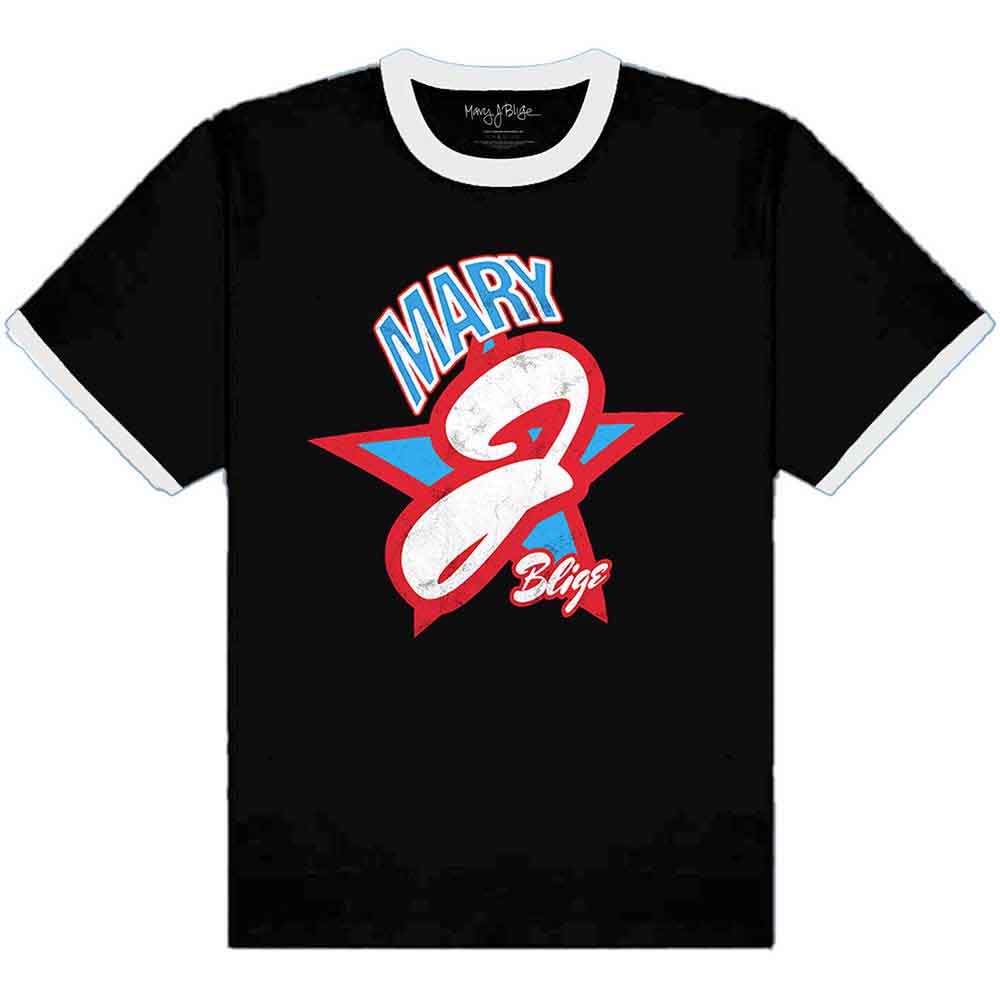Mary J Blige T Shirt - Americana Ringer