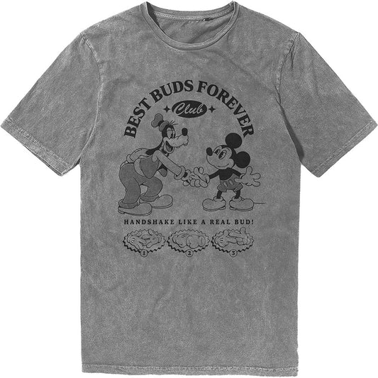Disney T Shirt - Mm Best Buds Forever Club Stone Wash | Buy Now For 24.99