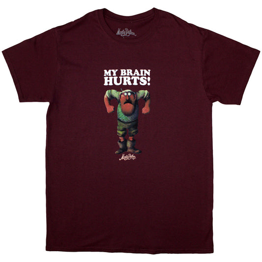 Monty Python T Shirt - My Brain Hurts | Buy Now For 24.99