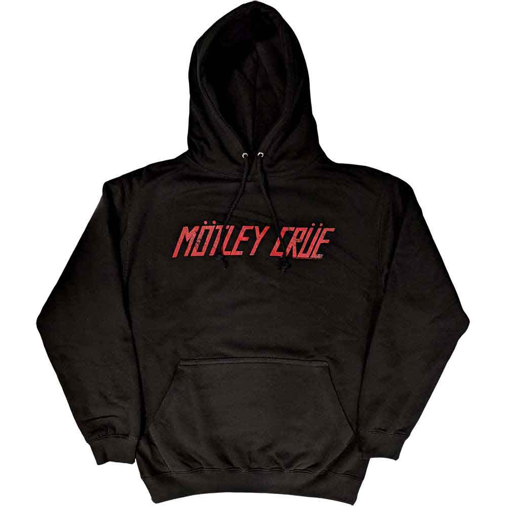 Mötley Crüe Hoodie - Distressed Logo