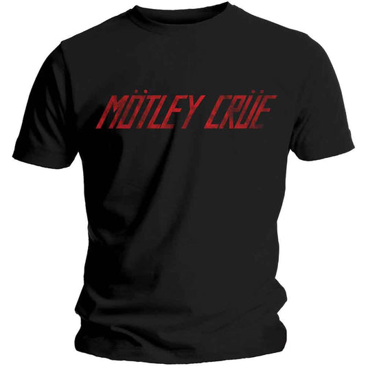Mötley Crüe T Shirt - Distress Logo