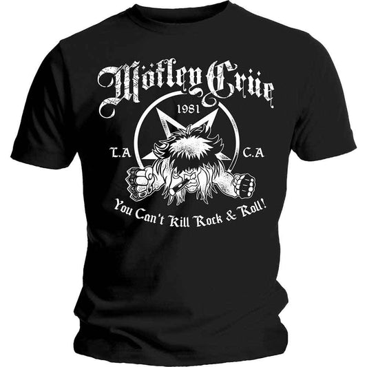 Mötley Crüe T Shirt - You Can't Kill Rock & Roll