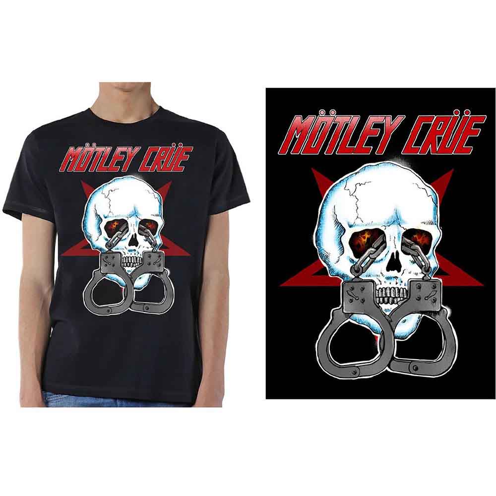 Mötley Crüe T Shirt - Skull Cuffs 2