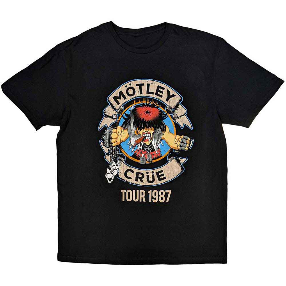 Mötley Crüe T Shirt - Girls Girls Girls Tour '87