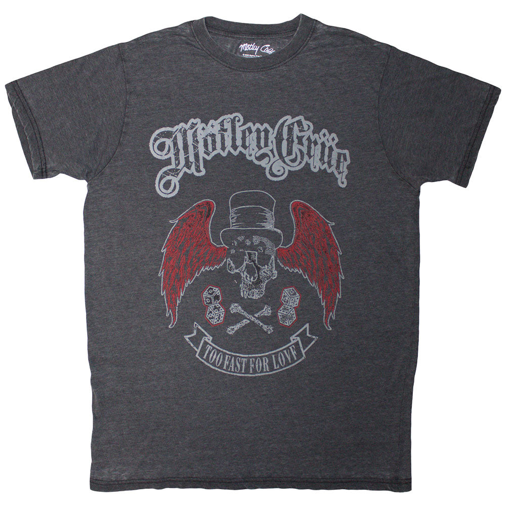 Motley Crue T Shirt - Skull Wings | Buy Now For 24.99