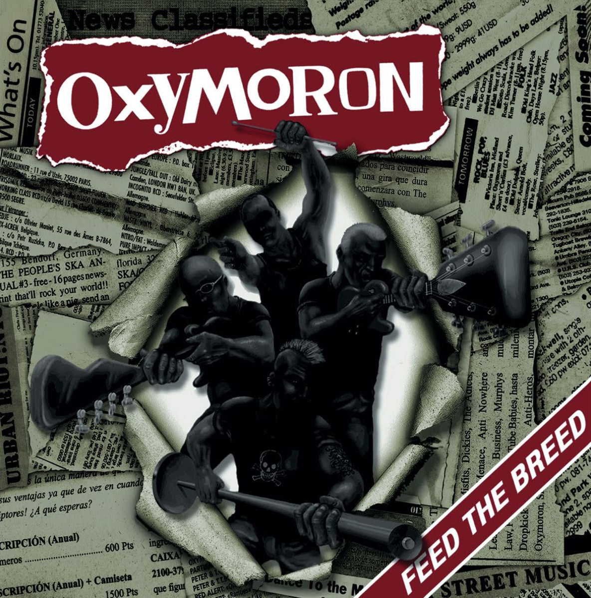 Oxymoron LP - Feed The Breed (Green Vinyl) | Buy Now For 44.99