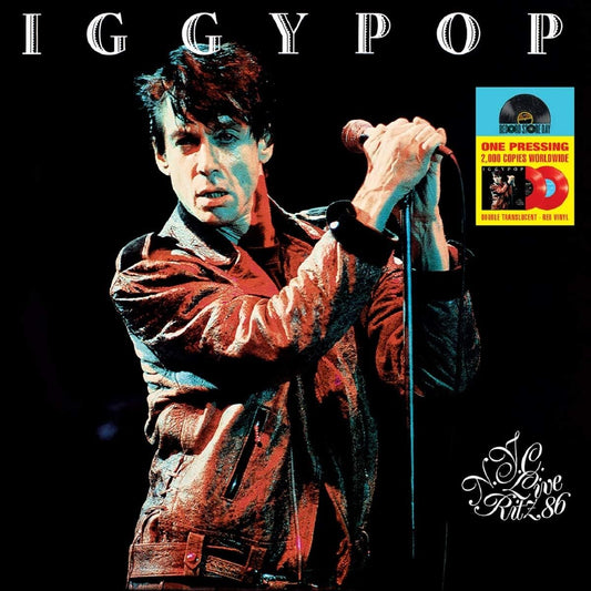 Iggy Pop LP - Live At The Ritz, Nyc 1986 (Red Vinyl) | Buy Now For 54.99