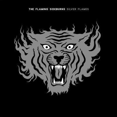 Flaming Sideburns LP - Silver Flames
