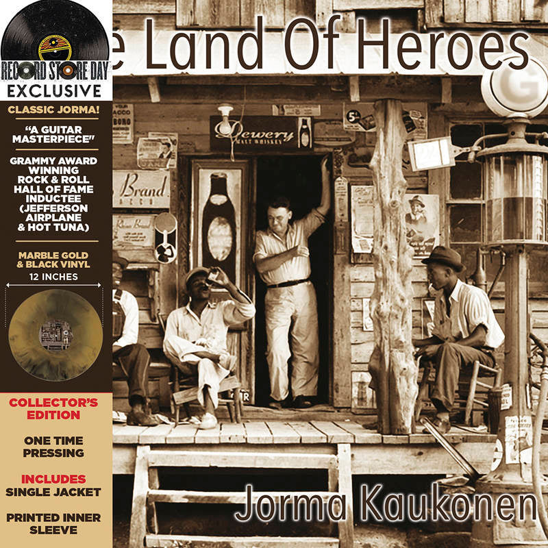 Jorma Kaukonen LP - The Land Of Heroes (Gold/Black Vinyl) (Rsd 2022)
