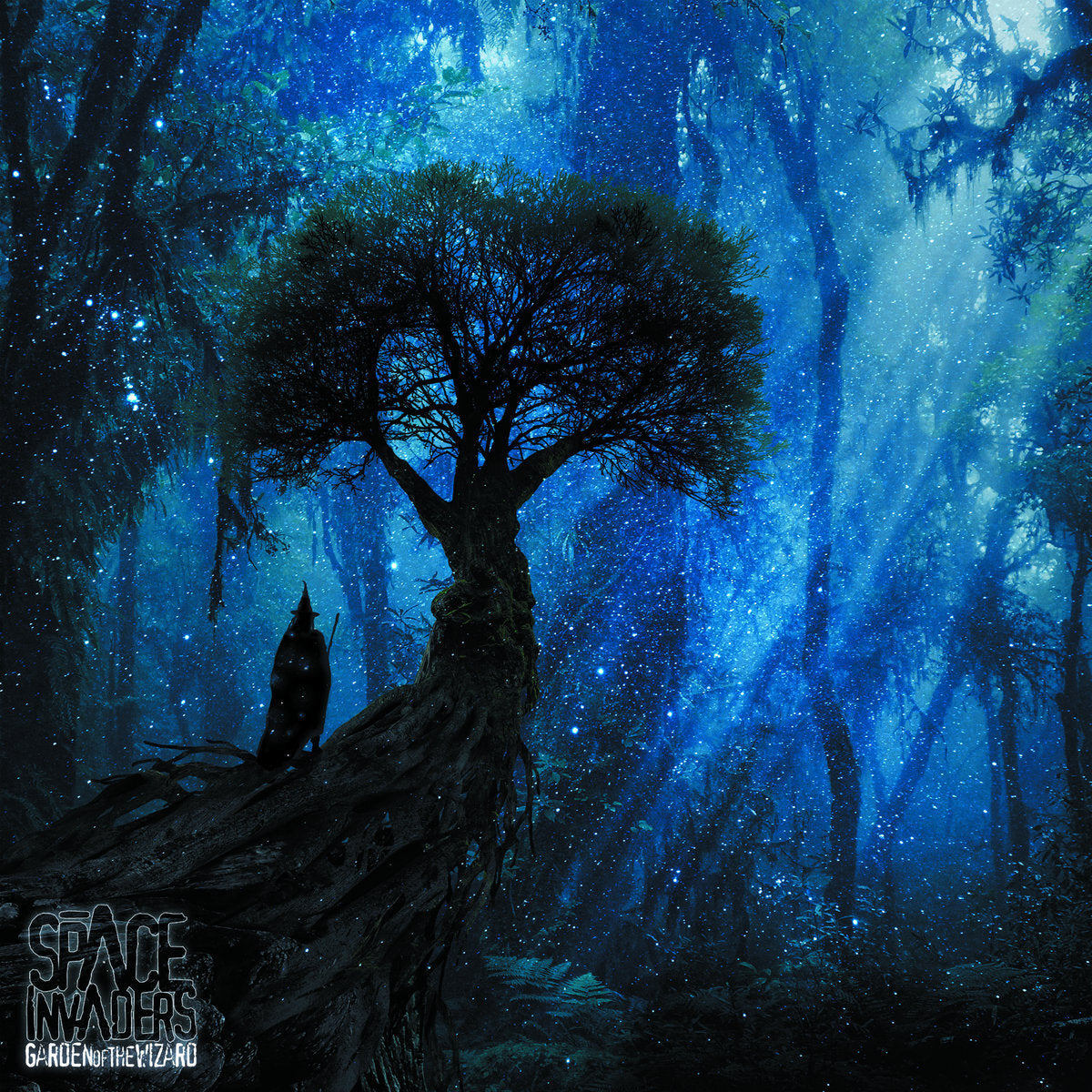 Space Invaders LP - Garden Of The Wizard (Blue/Black) | Buy Now For 59.99